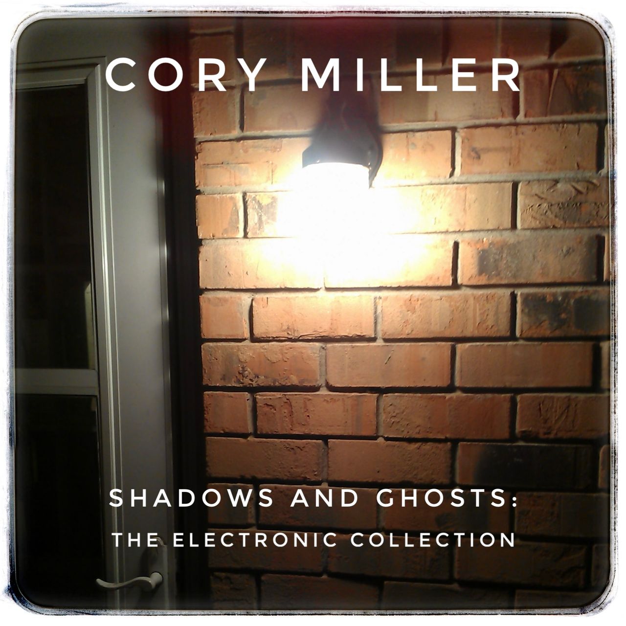 A darkened porch lit by a single light